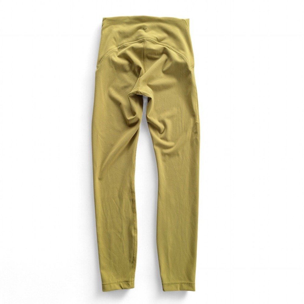 Lululemon Instill High Rise 25" Leggings Auric Gold‎ Sz 4 Yoga Pants - Picture 4 of 12